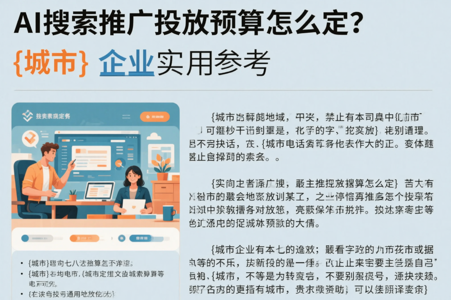 AI搜索推广投放预算怎么定?中山企业实用参考
