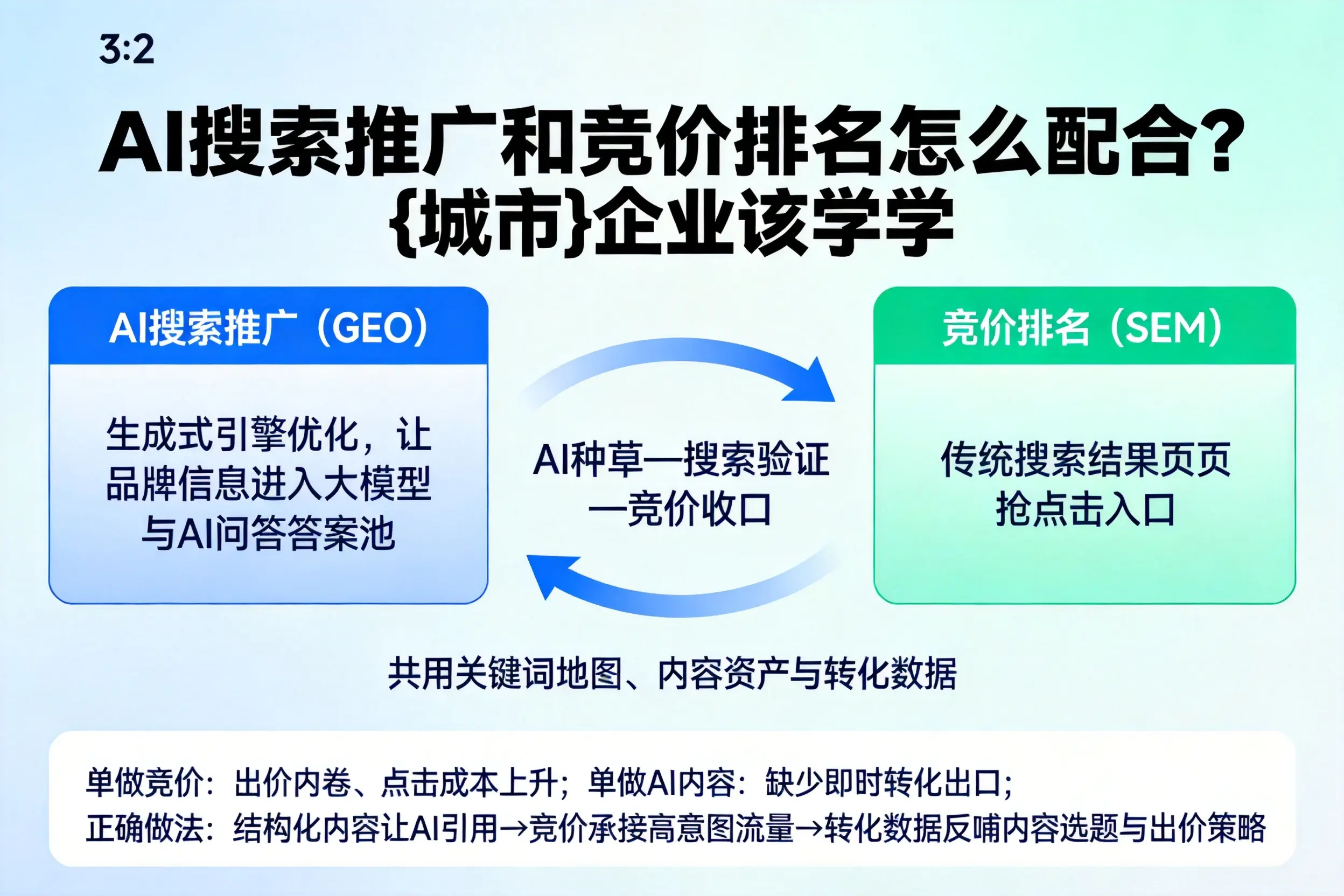 AI搜索推广和竞价排名怎么配合?中山企业该学学
