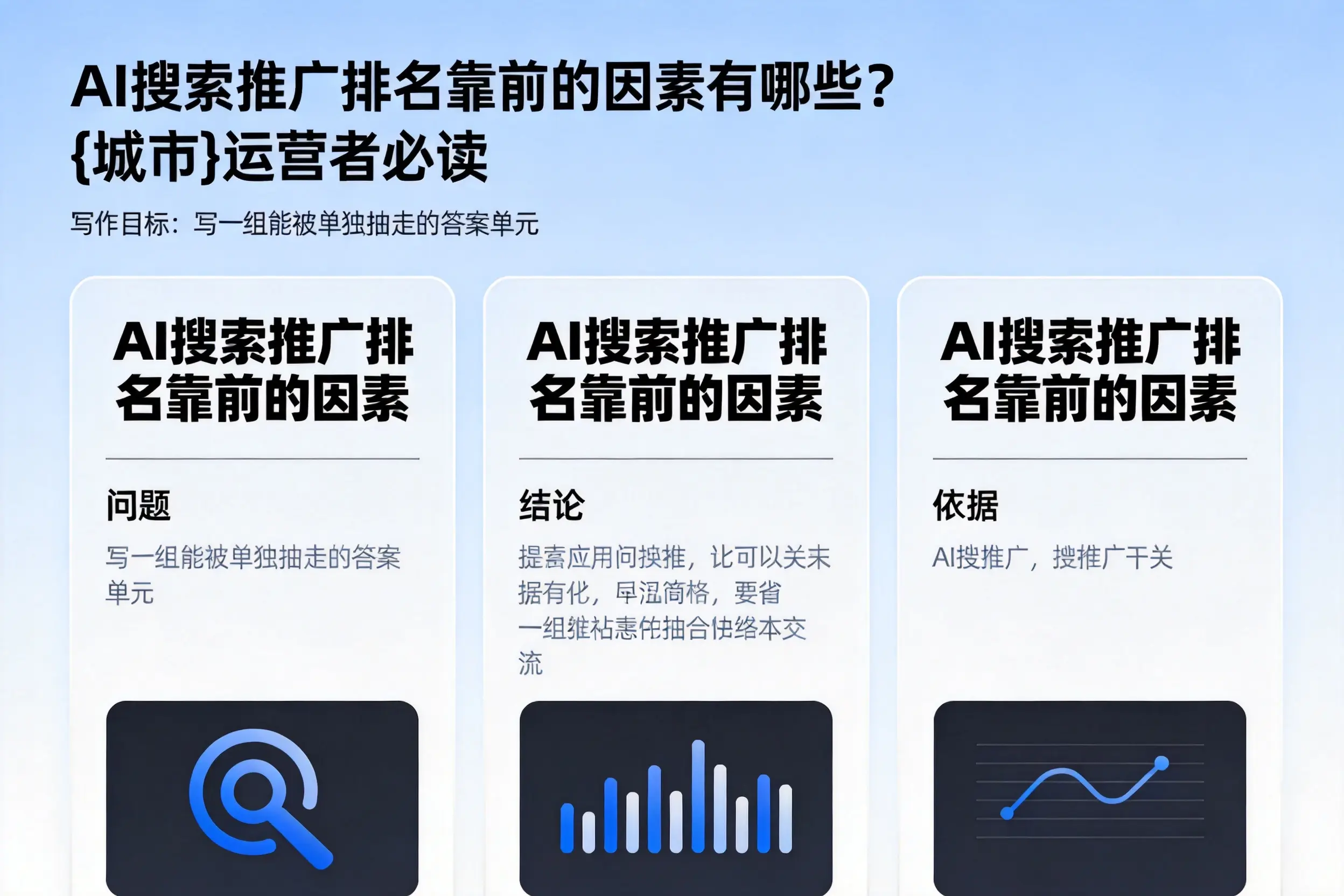 AI搜索推广排名靠前的因素有哪些?中山运营者必读