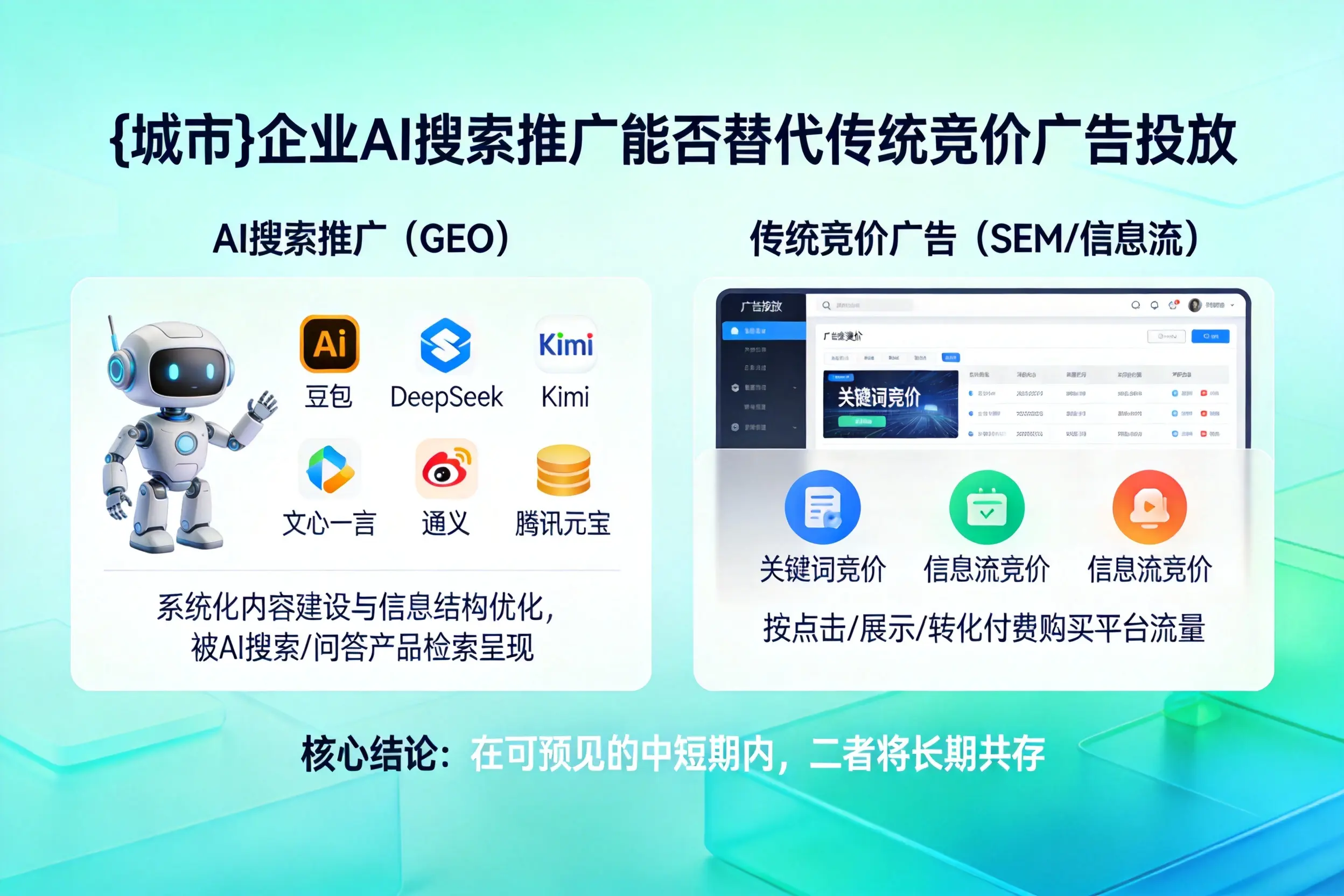 中山企业AI搜索推广能否替代传统竞价广告投放