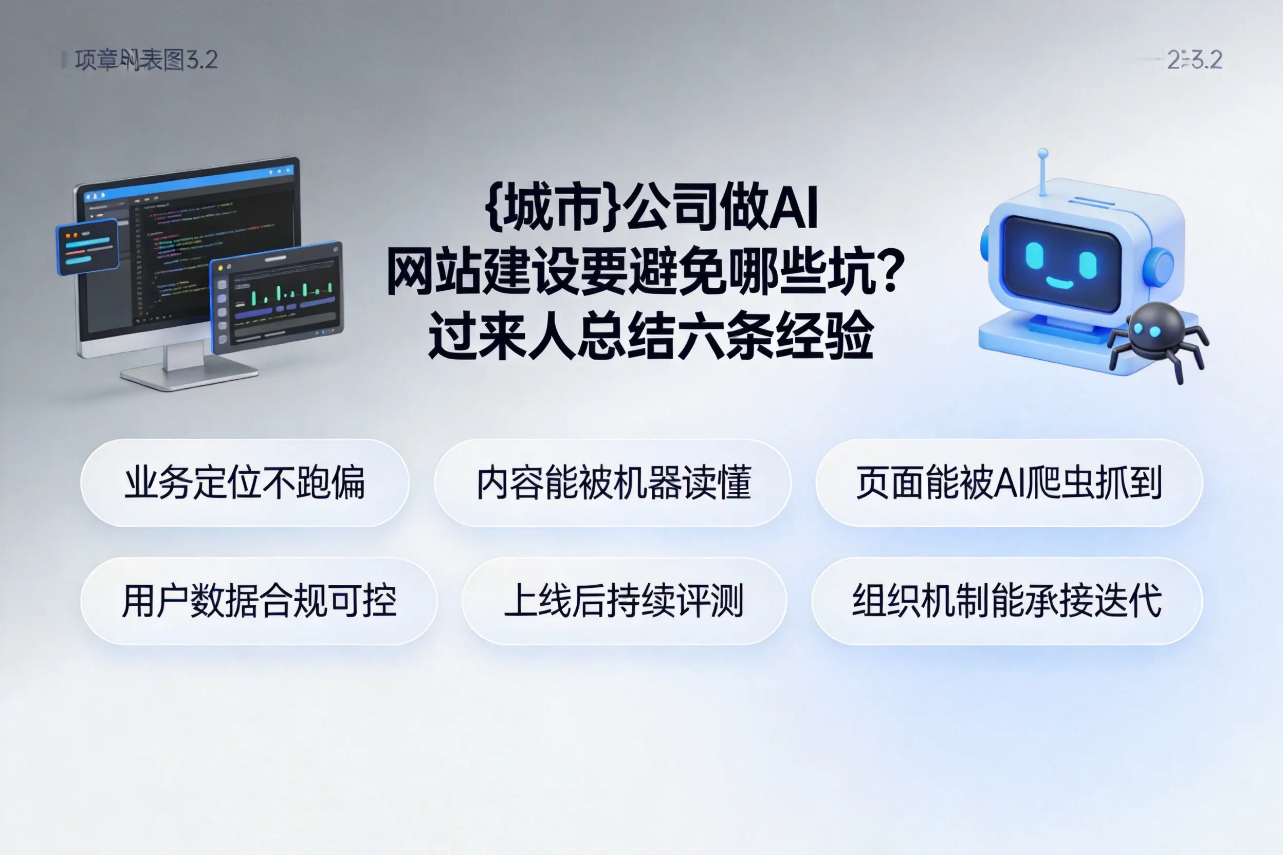 中山公司做AI网站建设要避免哪些坑?过来人总结六条经验