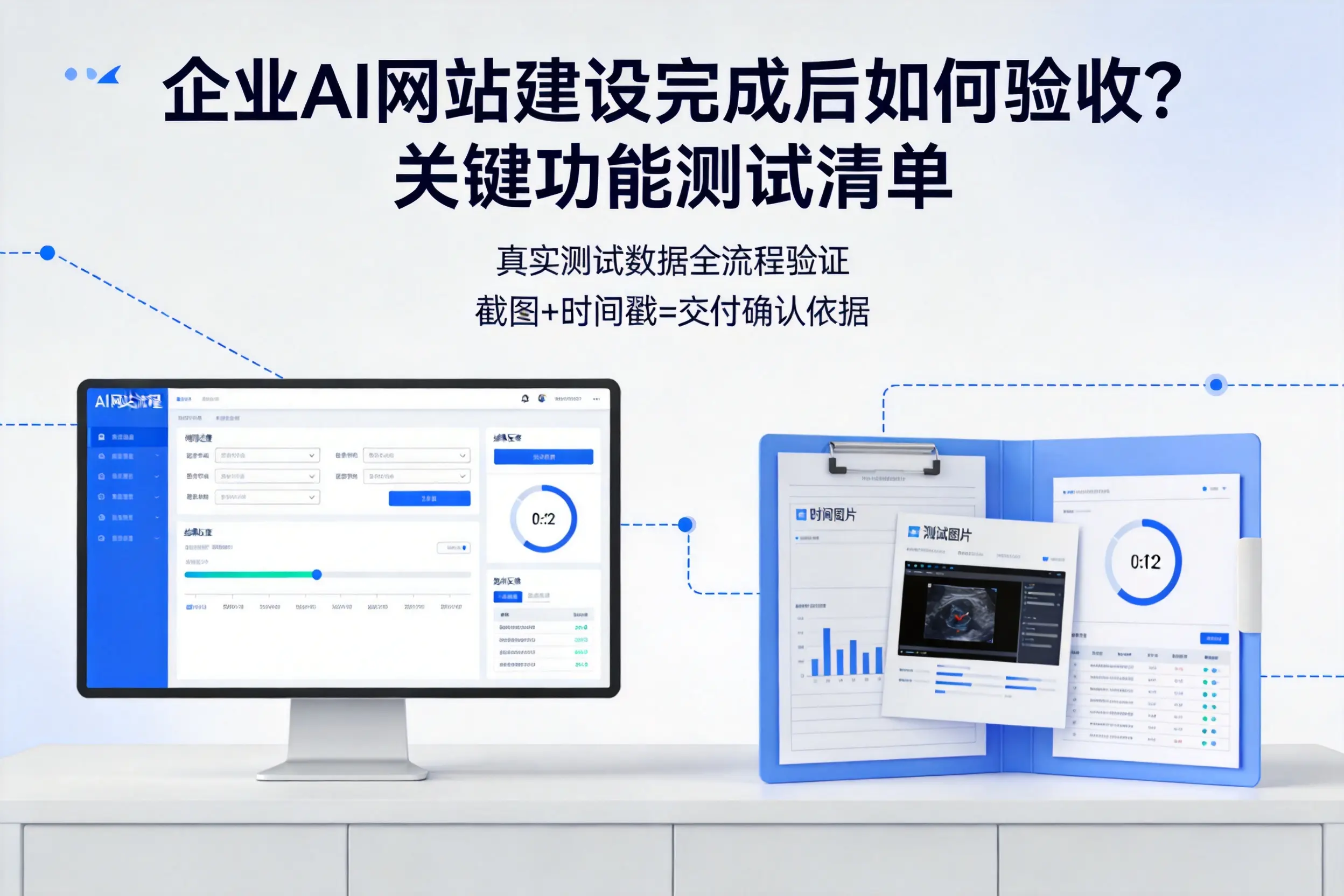中山企业AI网站建设完成后如何验收？关键功能测试清单